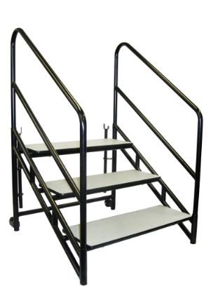 Picture of NPS® Steps for 32" Height Stages, Three 8"H step unit