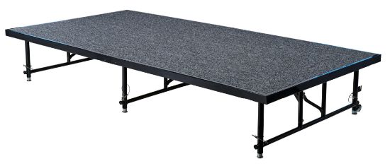 Picture of NPS® 16"-24" Height Adjustable 4' x 8' Transfix Stage Platform, Grey Carpet