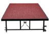 Picture of NPS® 16"-24" Height Adjustable 4' x 8' Transfix Stage Platform, Red Carpet