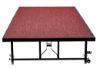 Picture of NPS® 24"-32" Height Adjustable 4' x 8' Transfix Stage Platform, Red Carpet