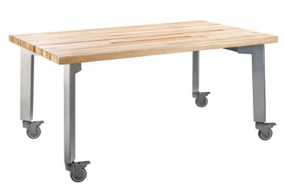 Picture of NPS®  Titan Table, 24" x 48" x 30", Butcherblock Top