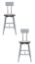 Picture of (2 Pack) NPS®   18-26" Height Adjustable Titan Stool with Backrest, MDF Protect Edge Seat, Grey Frame