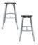 Picture of (2 Pack) NPS®   30" Titan Stool, MDF Protect Edge Seat, Grey Frame