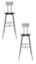 Picture of (2 Pack) NPS®   30-38" Height Adjustable Titan Stool, PB T-Mold Seat with Backrest, Gray Frame