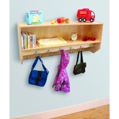 Picture of Double Row Wall Mounted Coat Rack