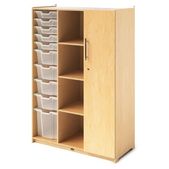 Picture of Teachers Wardrobe With Trays And Locking Door