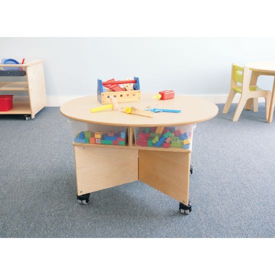 Picture of Mobile Collaboration Table With Trays
